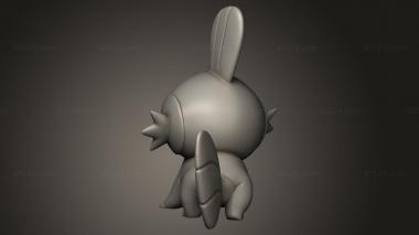 Chibi Funko (Mudkip Gen standing, CHIBI_3177) 3D models for cnc