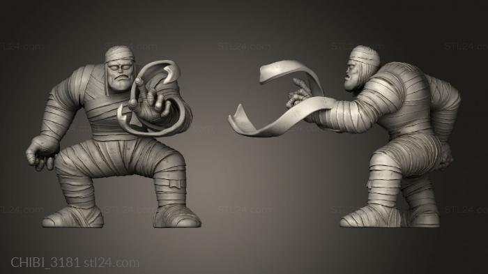 Chibi Funko (Mummy dragon ball brazo derecho, CHIBI_3181) 3D models for cnc