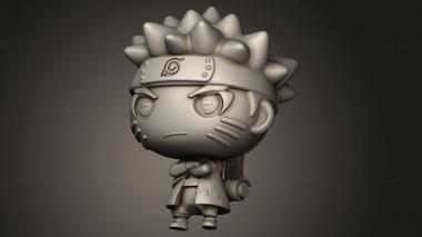 Chibi Funko (Naruto sage mode, CHIBI_3193) 3D models for cnc