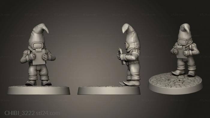 Chibi Funko (Hazmat Gnomes Gnome, CHIBI_3222) 3D models for cnc