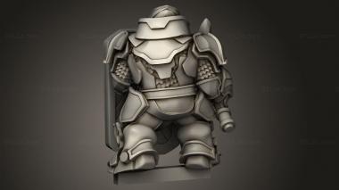 Chibi Funko (ored Dwarves Armored Dwarf, CHIBI_3230) 3D models for cnc