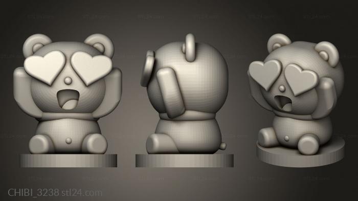 Chibi Funko (PANDA enamorado MAX, CHIBI_3238) 3D models for cnc