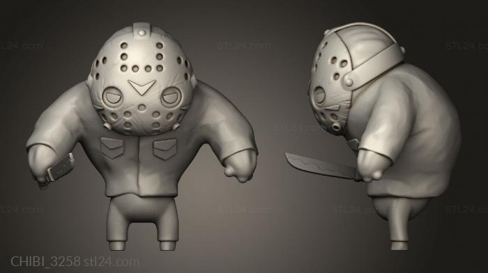Chibi Funko (Personagens Terror Sexta Feira Jason Friday The Voorhees, CHIBI_3258) 3D models for cnc