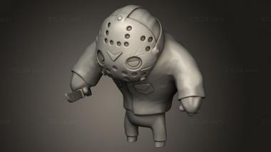 Chibi Funko (Personagens Terror Sexta Feira Jason Friday The Voorhees, CHIBI_3258) 3D models for cnc