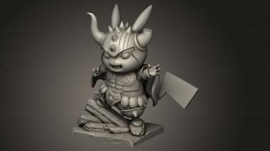 Chibi Funko (Pikachu Aldebaran, CHIBI_3265) 3D models for cnc