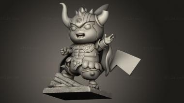 Chibi Funko (Pikachu Aldebaran, CHIBI_3265) 3D models for cnc