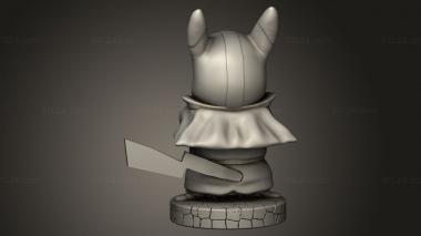 Chibi Funko (Pikachu, CHIBI_3275) 3D models for cnc