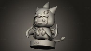 Chibi Funko (Pikarizard, CHIBI_3280) 3D models for cnc