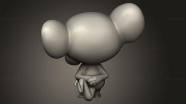 Chibi Funko (pinky and the brain, CHIBI_3286) 3D models for cnc