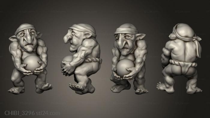 Chibi Funko (Player Campaign Goblins Goblin Fodder, CHIBI_3296) 3D models for cnc