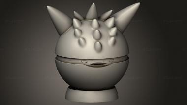 Chibi Funko (Pokeball Gengar, CHIBI_3312) 3D models for cnc