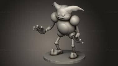 Chibi Funko (Pokemon Mr Mime, CHIBI_3330) 3D models for cnc