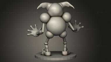 Chibi Funko (Pokemon Mr Mime, CHIBI_3330) 3D models for cnc