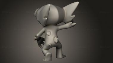 Chibi Funko (Sableye Sitting, CHIBI_3459) 3D models for cnc