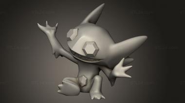 Chibi Funko (Sableye Sitting, CHIBI_3460) 3D models for cnc