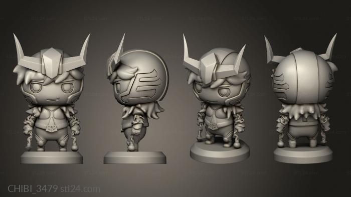 Chibi Funko (Saint Seiya Andromeda, CHIBI_3479) 3D models for cnc