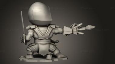 Chibi Funko (Scorpion Chibi, CHIBI_3492) 3D models for cnc