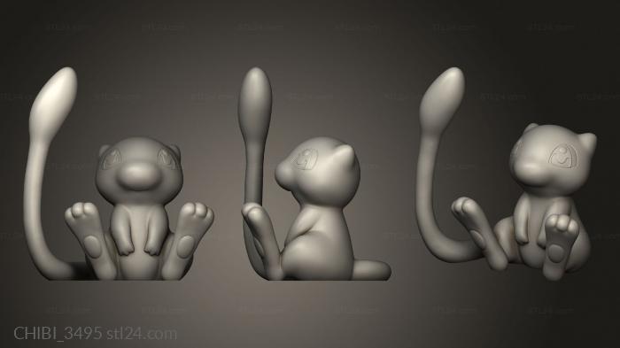 Chibi Funko (Scrazyone Cute Mew, CHIBI_3495) 3D models for cnc