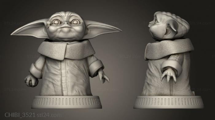 Chibi Funko (Sideshow Baby Hex, CHIBI_3521) 3D models for cnc