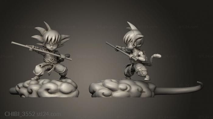 Chibi Funko (Son Goku, CHIBI_3552) 3D models for cnc