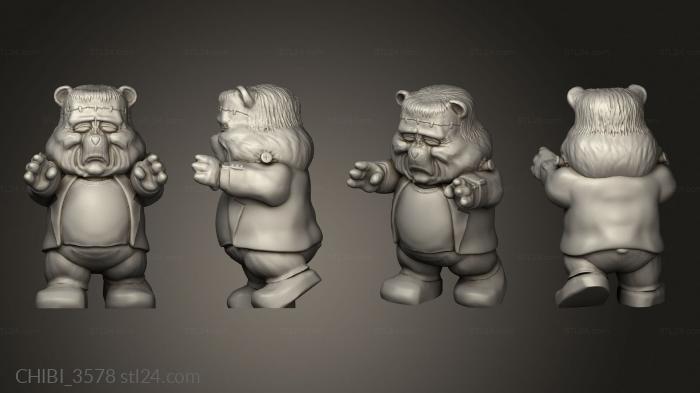 Chibi Funko (Squid Game Bear Mode frankenbear done, CHIBI_3578) 3D models for cnc
