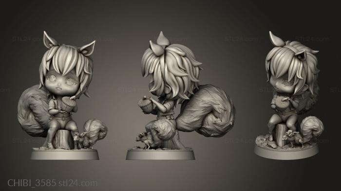 Chibi Funko (Squirrel Girl Chibi, CHIBI_3585) 3D models for cnc