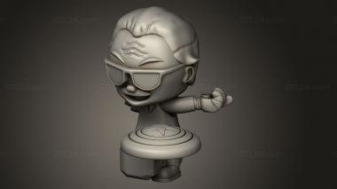 Chibi Funko (stan lee marvel Milan, CHIBI_3595) 3D models for cnc