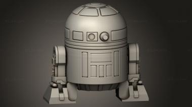 Chibi Funko (Star Wars, CHIBI_3621) 3D models for cnc