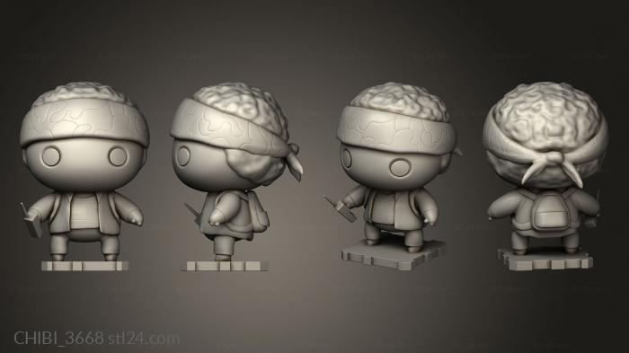 Chibi Funko (Stranger Things Lucas, CHIBI_3668) 3D models for cnc