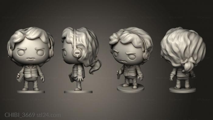 Chibi Funko (Stranger Things Max, CHIBI_3669) 3D models for cnc