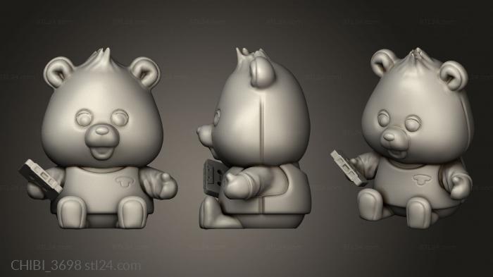 Chibi Funko (Teddy Ruxpin, CHIBI_3698) 3D models for cnc