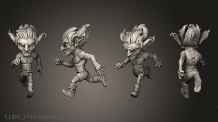 Chibi Funko (Throwback Jan Goblins Goblin Run, CHIBI_3785) 3D models for cnc