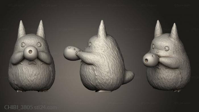 Chibi Funko (Totoro Family, CHIBI_3805) 3D models for cnc