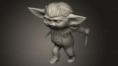 Chibi Funko (var Grok Hex, CHIBI_3835) 3D models for cnc