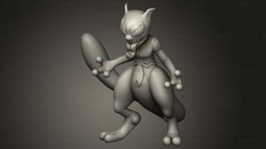 Chibi Funko (Venom Pokemon mewtwo, CHIBI_3844) 3D models for cnc