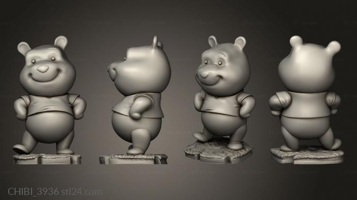Chibi Funko (Winnie The Pooh Chibi, CHIBI_3936) 3D models for cnc