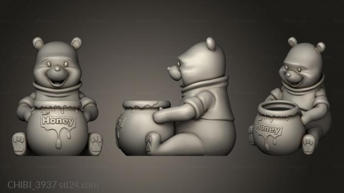 Chibi Funko (Winnie the Pooh Hex, CHIBI_3937) 3D models for cnc