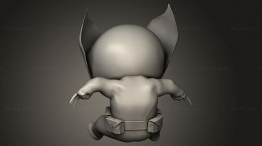 Chibi Funko (Wolverine Chibi, CHIBI_3945) 3D models for cnc