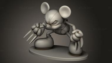 Chibi Funko (Wolverine Mickey, CHIBI_3946) 3D models for cnc