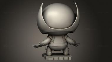 Chibi Funko (Wolverine, CHIBI_3947) 3D models for cnc