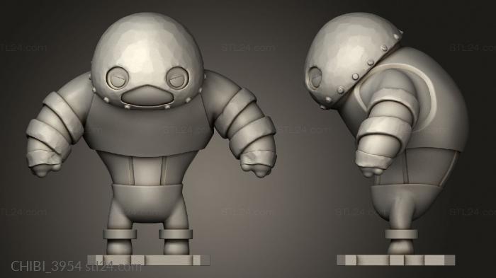 Chibi Funko (X Men Fanatico Juggernaut, CHIBI_3954) 3D models for cnc