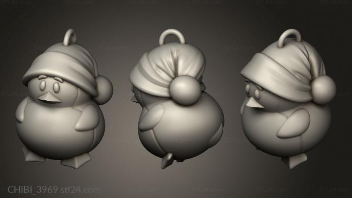 Chibi Funko (Xmas Baubles the Little Ones Penguin, CHIBI_3969) 3D models for cnc