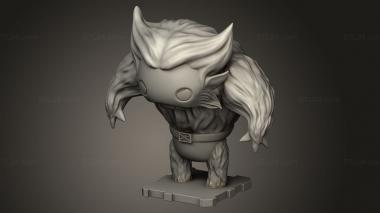 Chibi Funko (X Men men beast, CHIBI_3974) 3D models for cnc