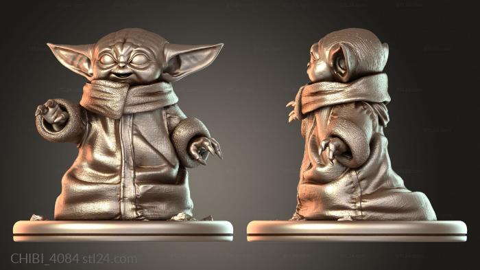 Chibi Funko / Чиби Фанко (CHIBI_4084) 3D модель для ЧПУ станка