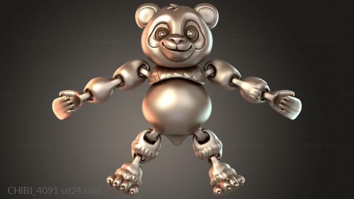 Chibi Funko / Чиби Фанко (CHIBI_4091) 3D модель для ЧПУ станка