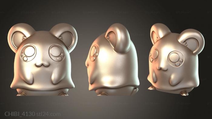Chibi Funko / Чиби Фанко (CHIBI_4130) 3D модель для ЧПУ станка