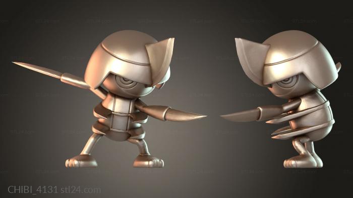 Chibi Funko / Чиби Фанко (CHIBI_4131) 3D модель для ЧПУ станка
