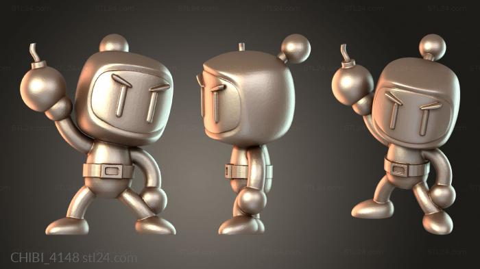 Chibi Funko / Чиби Фанко (CHIBI_4148) 3D модель для ЧПУ станка