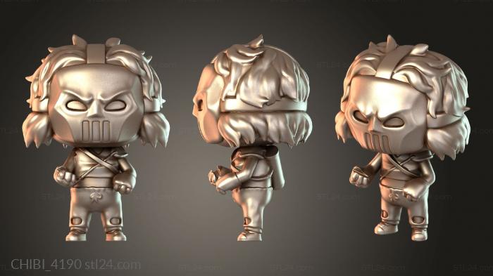 Chibi Funko / Чиби Фанко (CHIBI_4190) 3D модель для ЧПУ станка