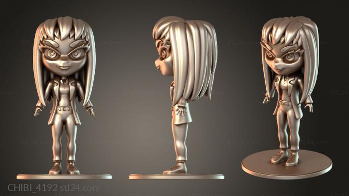 Chibi Funko / Чиби Фанко (CHIBI_4192) 3D модель для ЧПУ станка